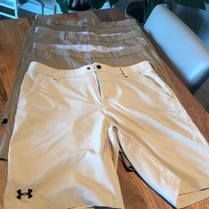 Nike Golf Dri-Fit and Under Armour Golf shorts